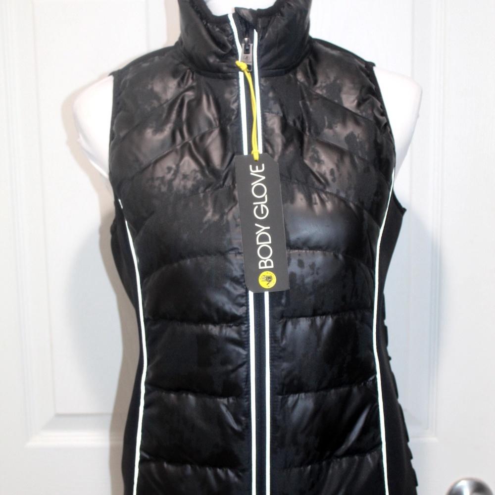 NWT Body Glove DOWN Puffer Vest Quilted Insulated